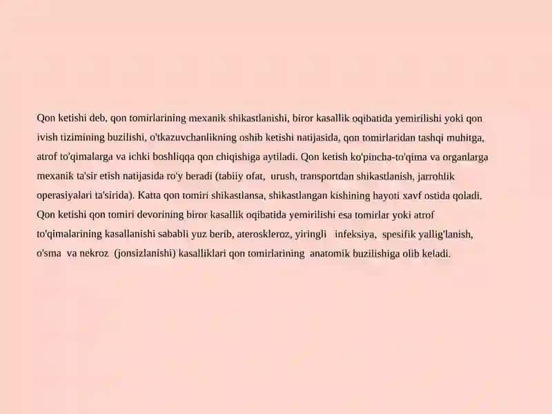 Qon va uning o'rnini bosuvchi suyuqliklarni quyish 2