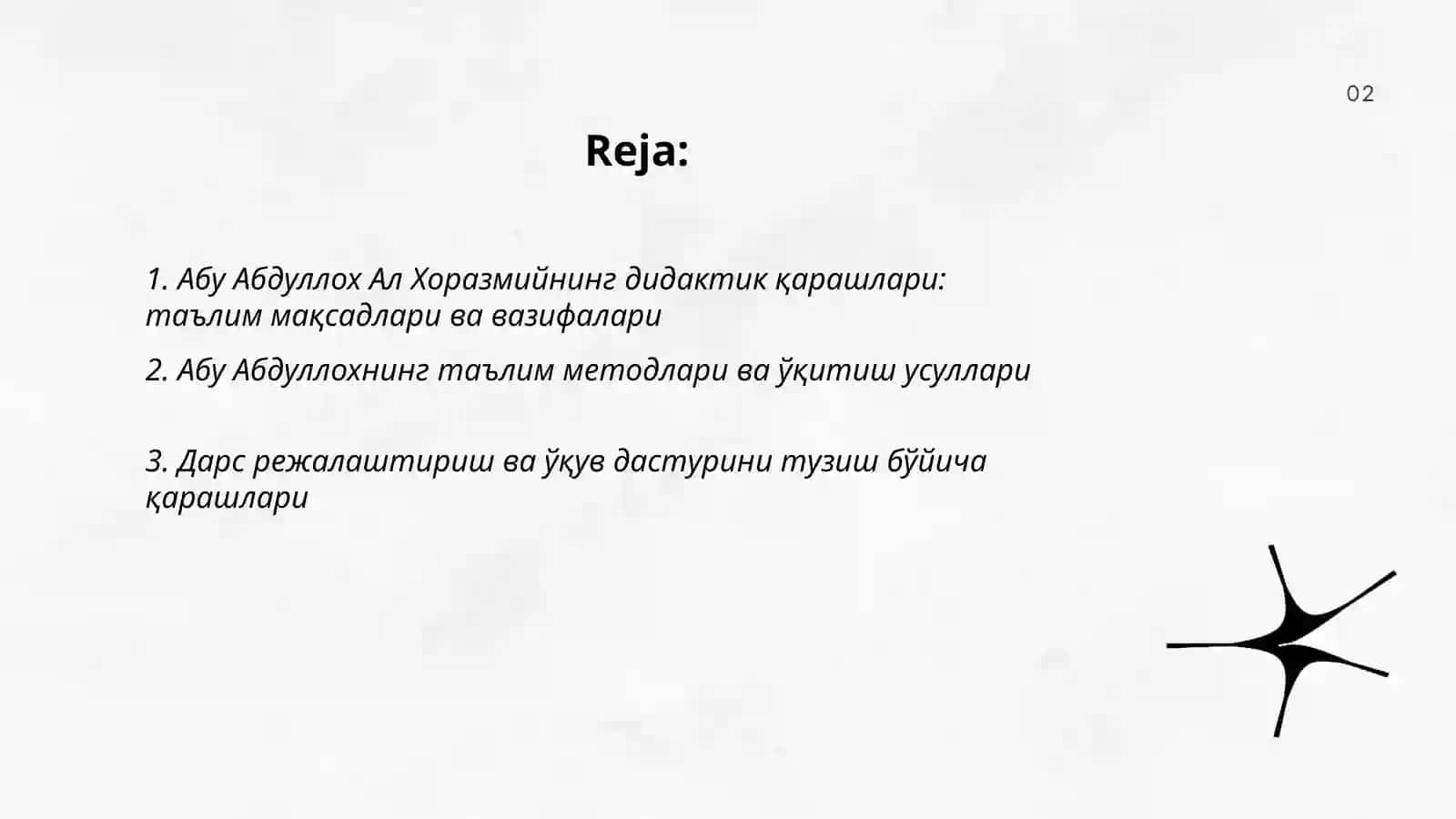 Абу Абдуллох Ал Хоразмийнинг дидактик қарашлари 2