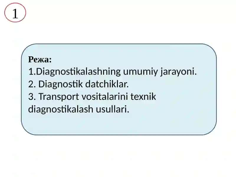 DIAGNOSTIKA NATIJALARIGA KO’RA MASHINALARNING TEXNIK HOLATINI BOSHQARISH 2