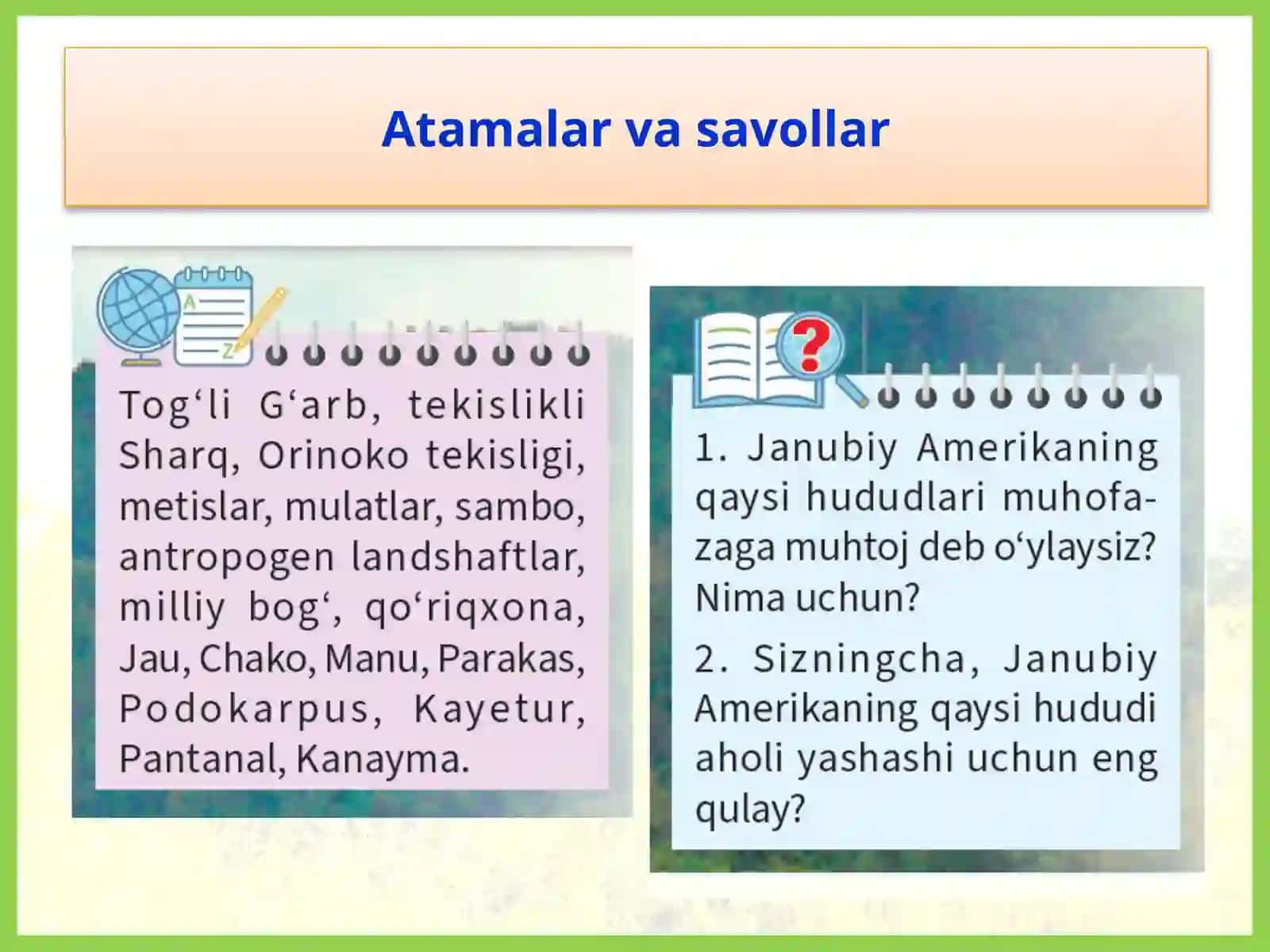 Tabiiygeografiko‘lkalari 2