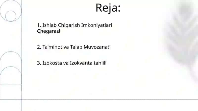 iqtisodiy masalalarni grafik usulda yechish va tahlil qilish 2