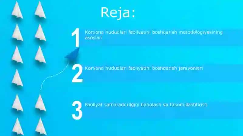 Korxona hududlari faoliyatini boshqarish metadalogiyasi 2