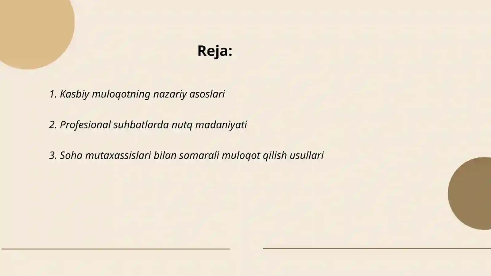 Kasbiy muloqotning nazariy asoslari 2