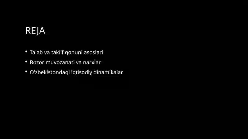 Talab va taklif qonuni: asosiy tushunchalar va iqtisodiy ahmiyat 2