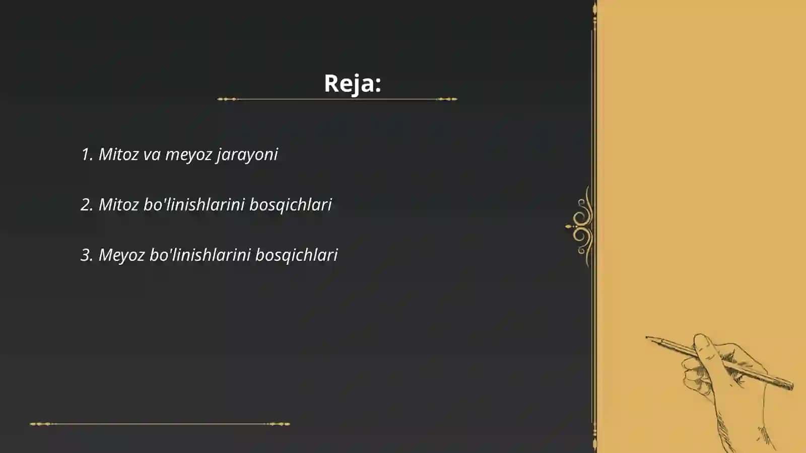 Mitoz va Meyoz 2