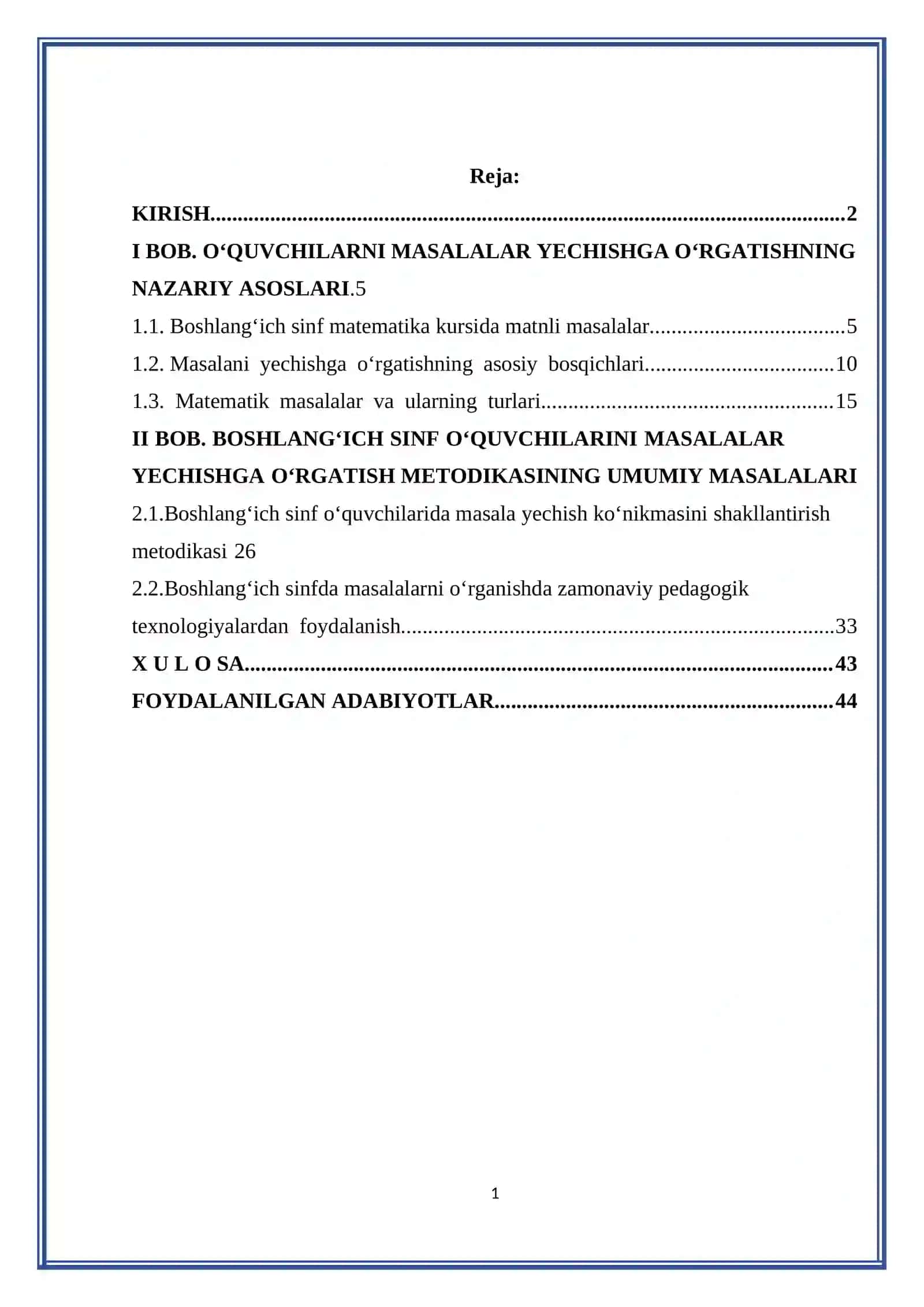 Sodda va murakkab masala 2
