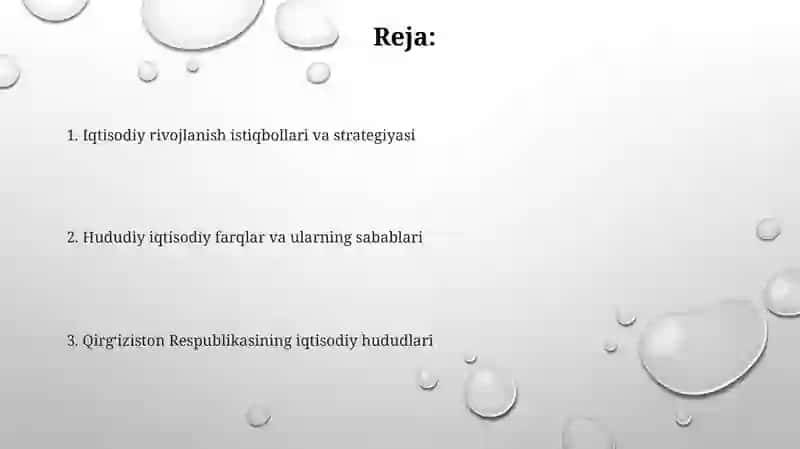 Qirgʻiziston Respublikasi iqtisodiy rayonlari 2