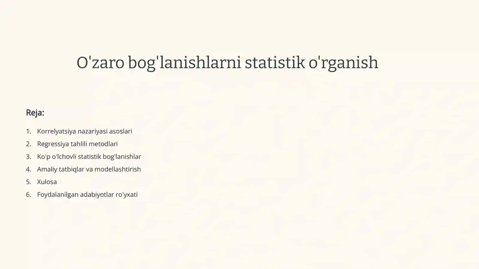 STATISTIKA FANIDAN MUSTAQIL ISHI 2