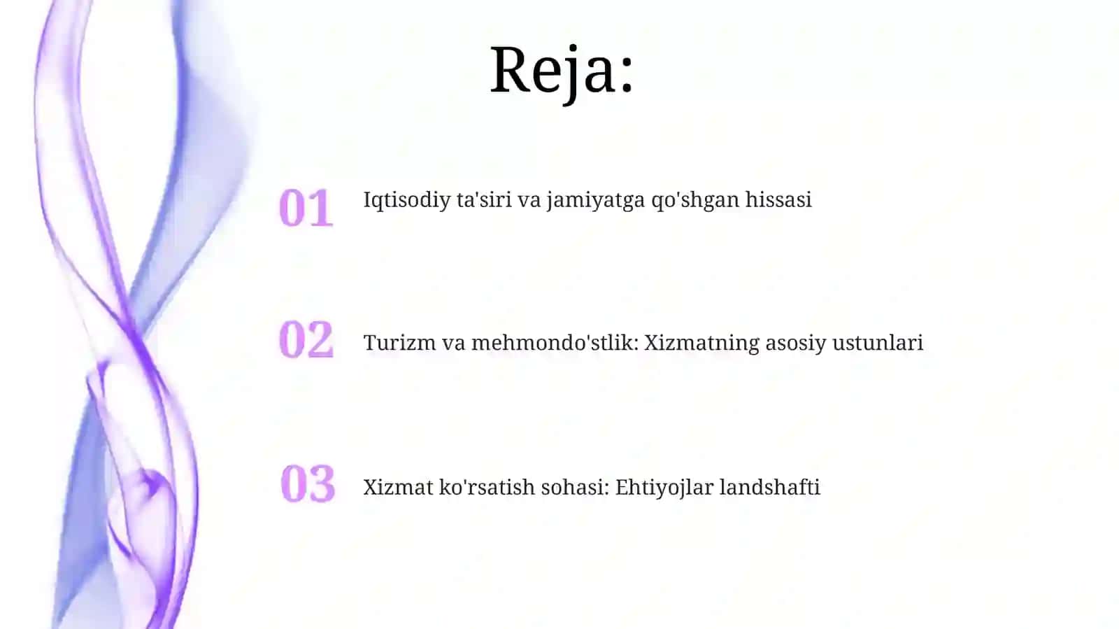 Xizmatko'rsatish sohasi 2