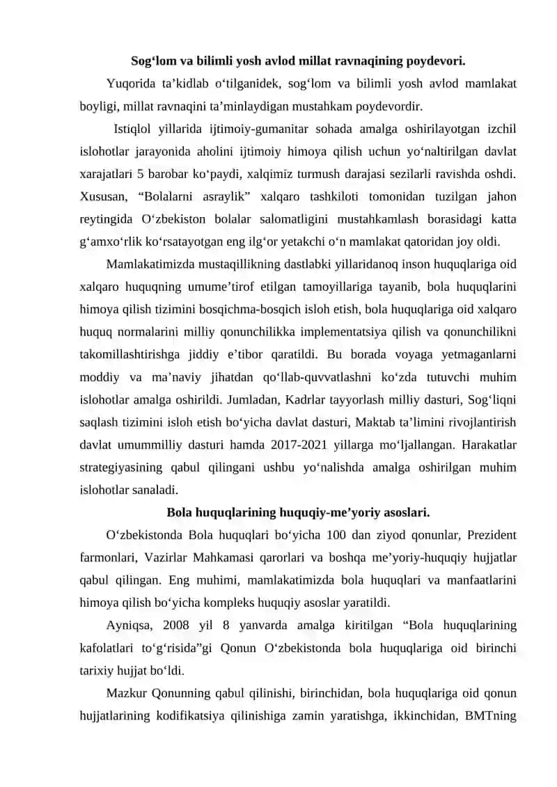 Bolalar huquqlari haqidagi konvensiya 2