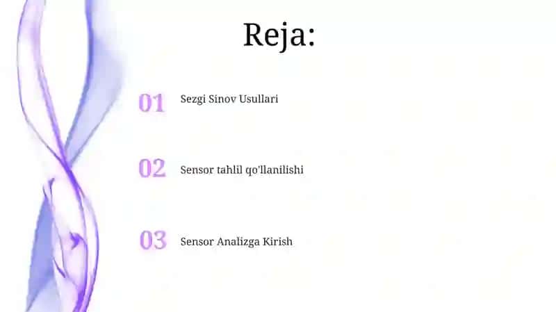 Sensorik baholash: Quritilgan maxsulotlarga sensorik baxo berish 2