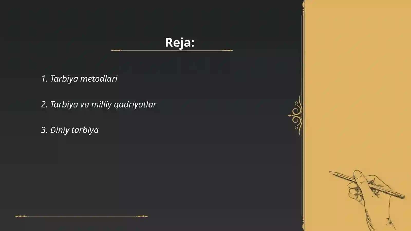 Tarbiya metodlari 2