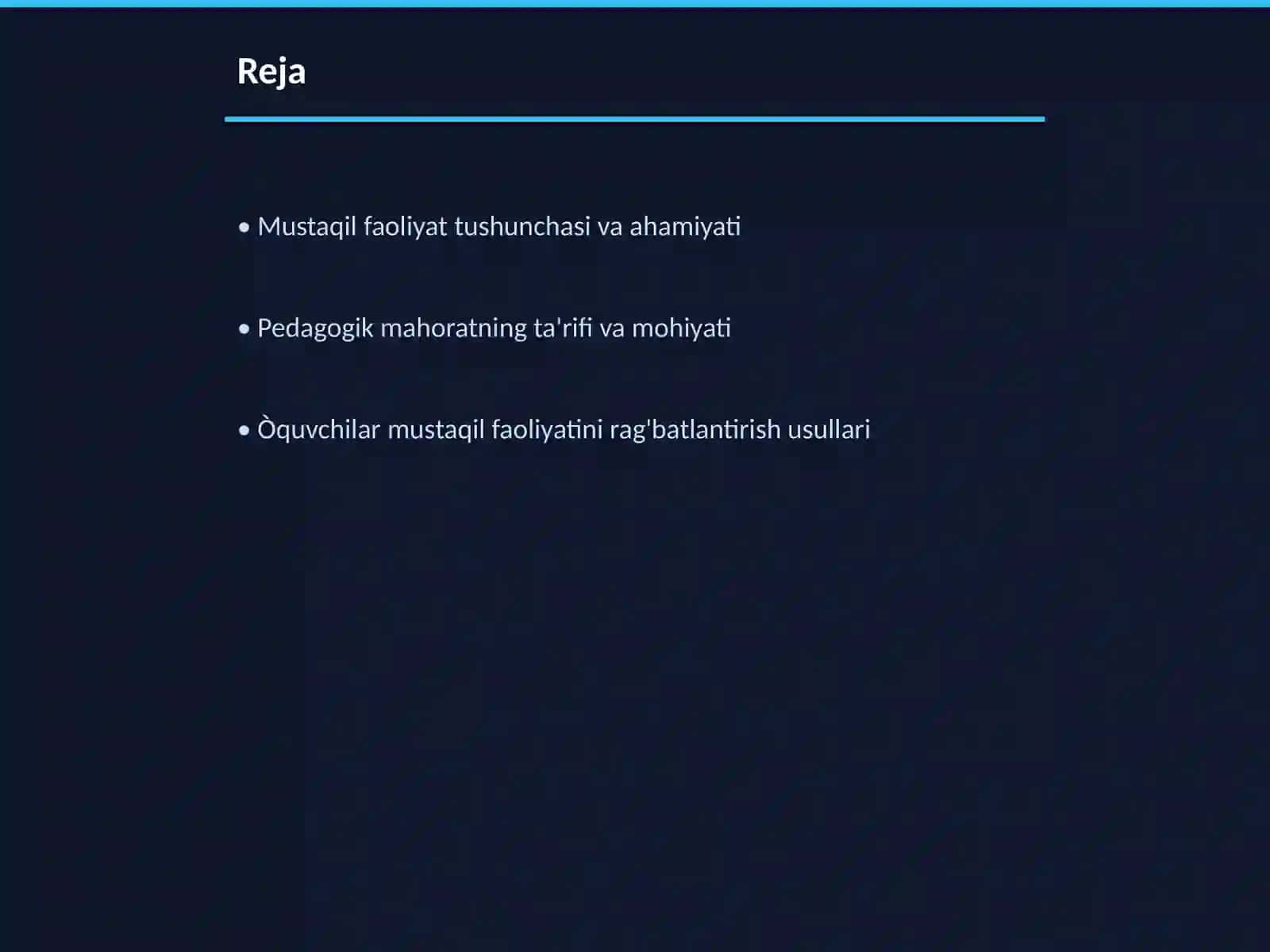 O'quvchilar Mustaqil Faoliyatini Shakllantirishda Pedagogik Mahoratining O'rni 2