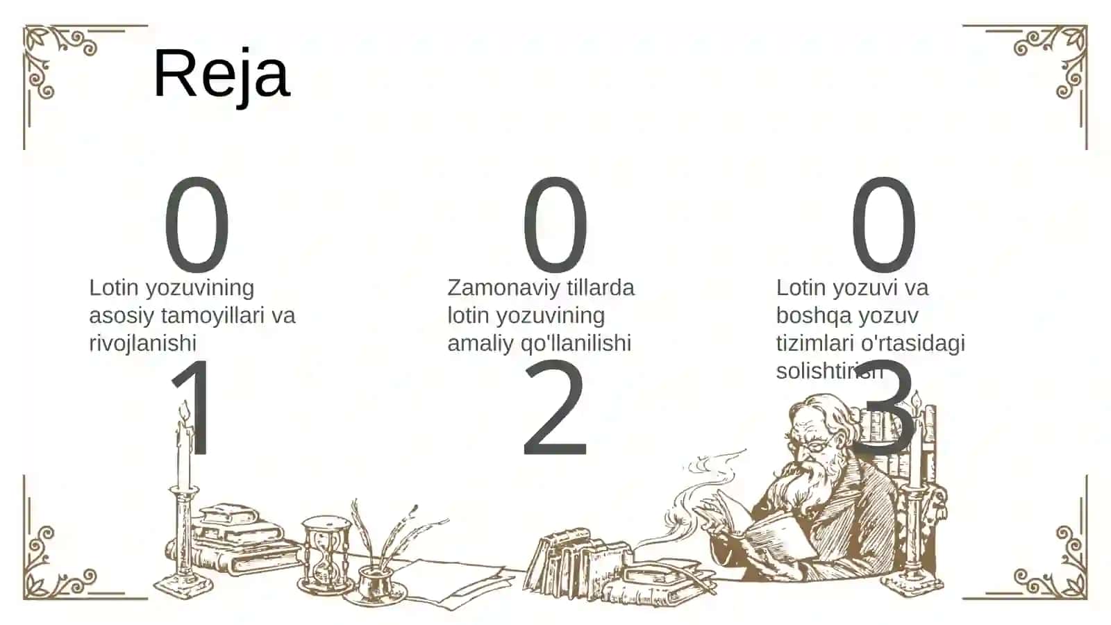 Zamonaviy tillarda lotinshunoslik 2