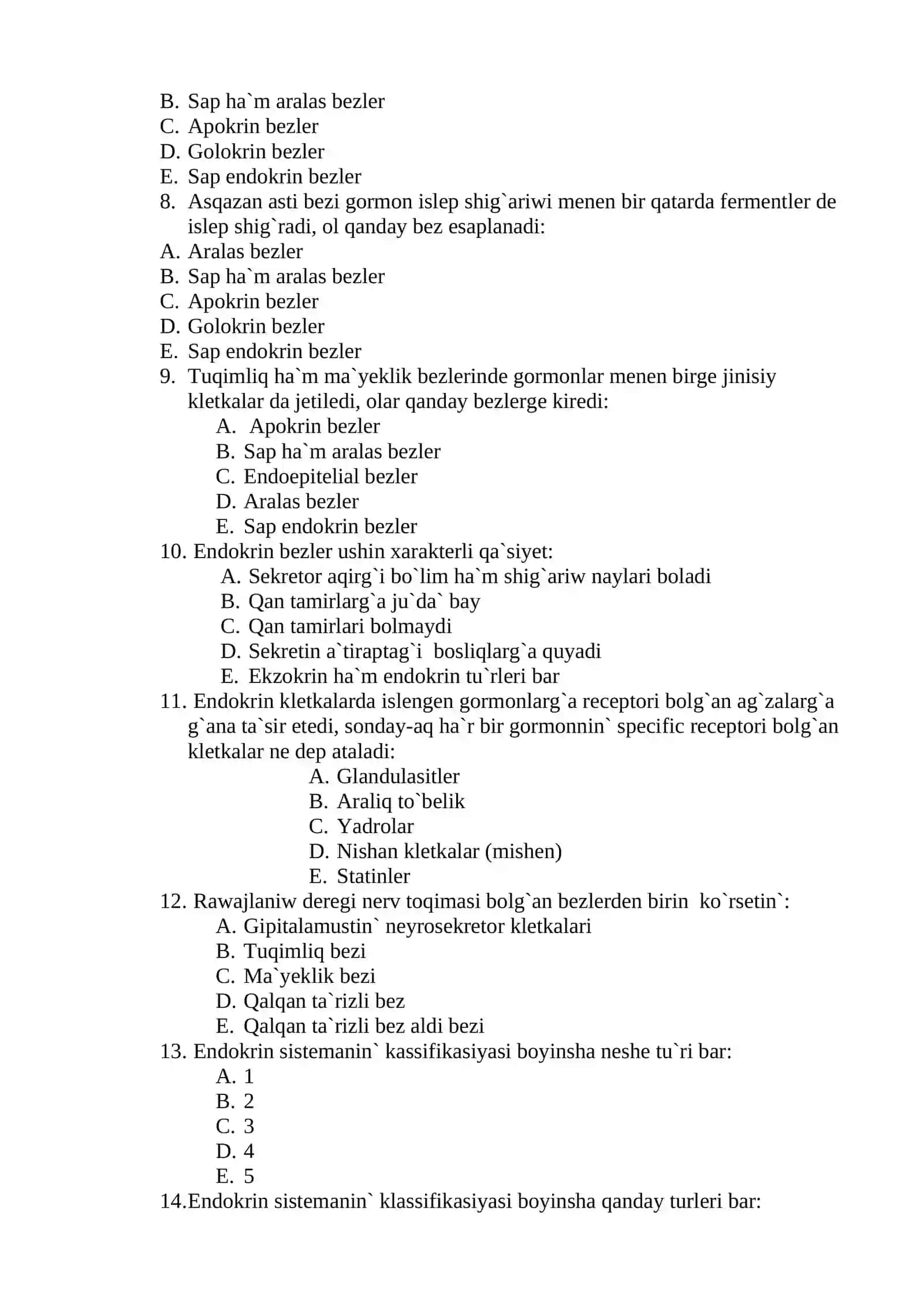 № 13 Endokrin sistema 2