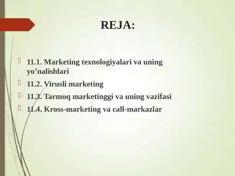 Marketing Texnologiyalari 2