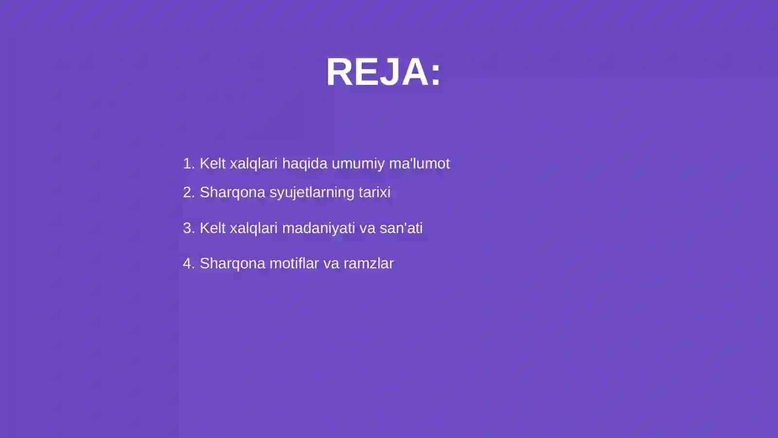 Kelt xalqlari saglarda sharqona syujetlar 2