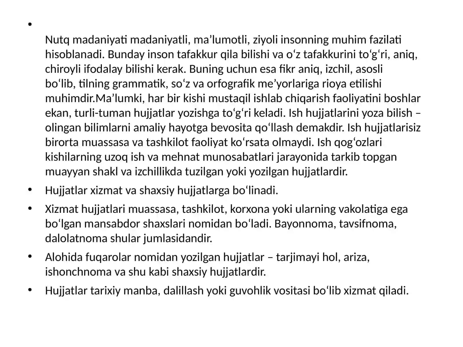 Xizmat yozishmalari. Diplomatik yozishmalar 2