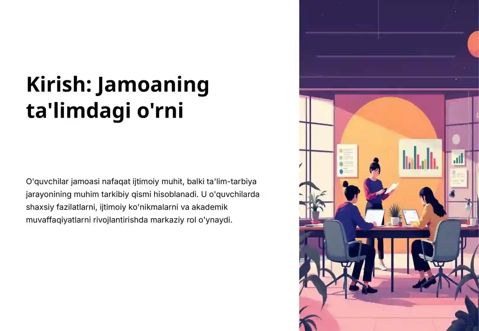 O'quvchilar jamoasi: Yaxlit pedagogik jarayonning asosiy shakli 2