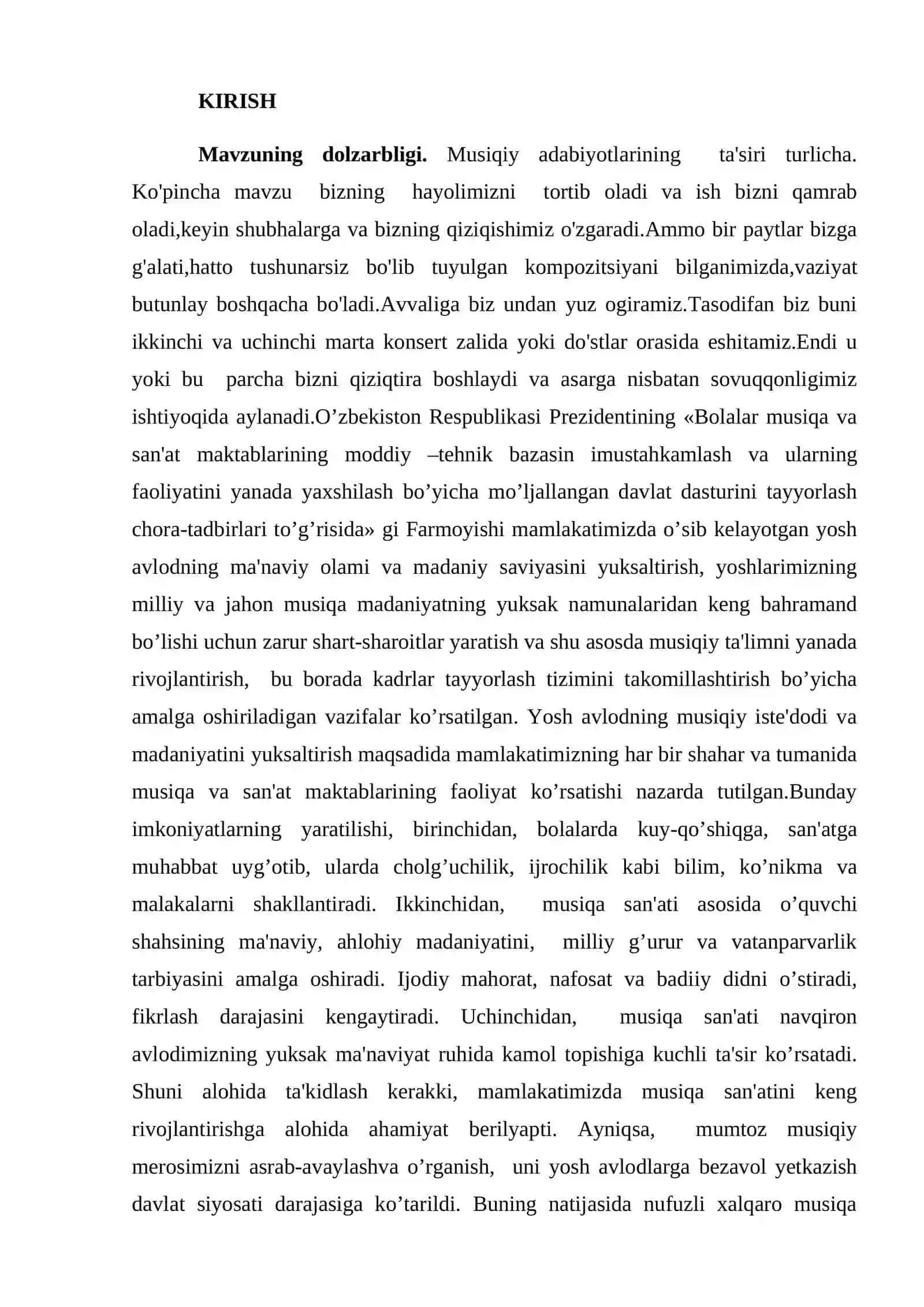 Musiqa adabiyotlarining ta'siri 2