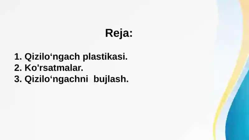 Bolalarda gitraxeya-qizilongachoqmalari operatsiyalari 2