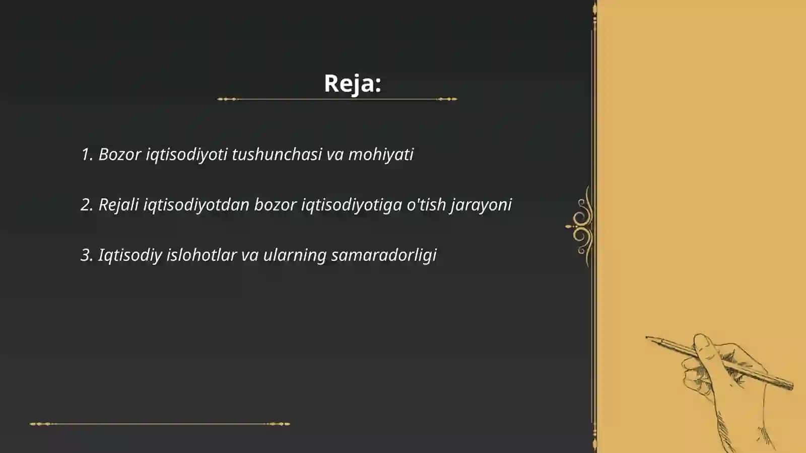 Bozor iqtisodiyotiga o'tishda iqdisodiyot tizim modellari va ularning rivojlanishi 2