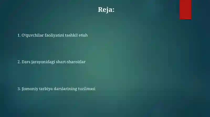 Sport fiziologiyasi bo'yicha ta'lim videolari 2