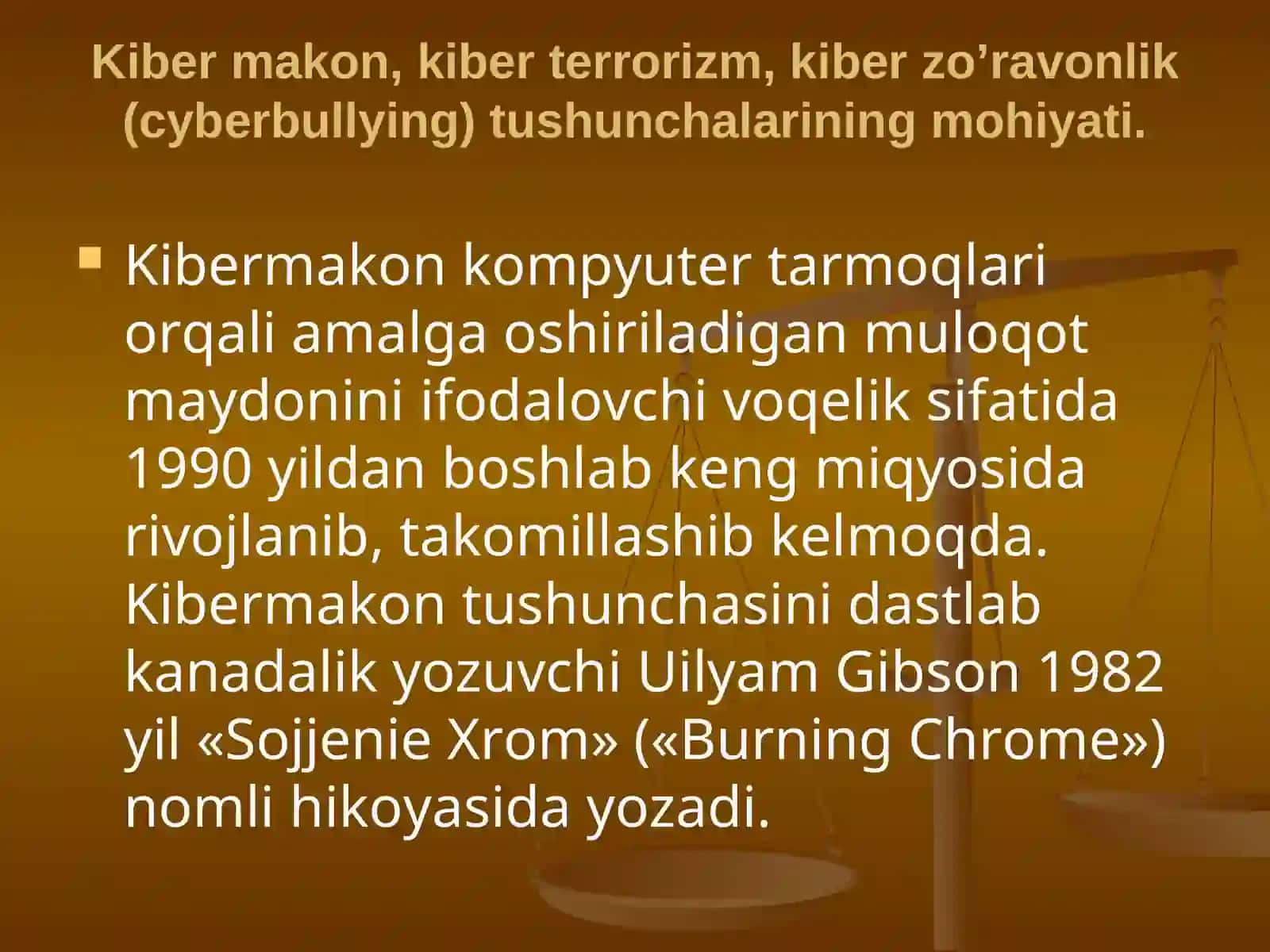 MAUZA: KIBER MAKONDA DINIY E`TIQOD TARG`IBOTININGIJTIMOIY XAVFI 2