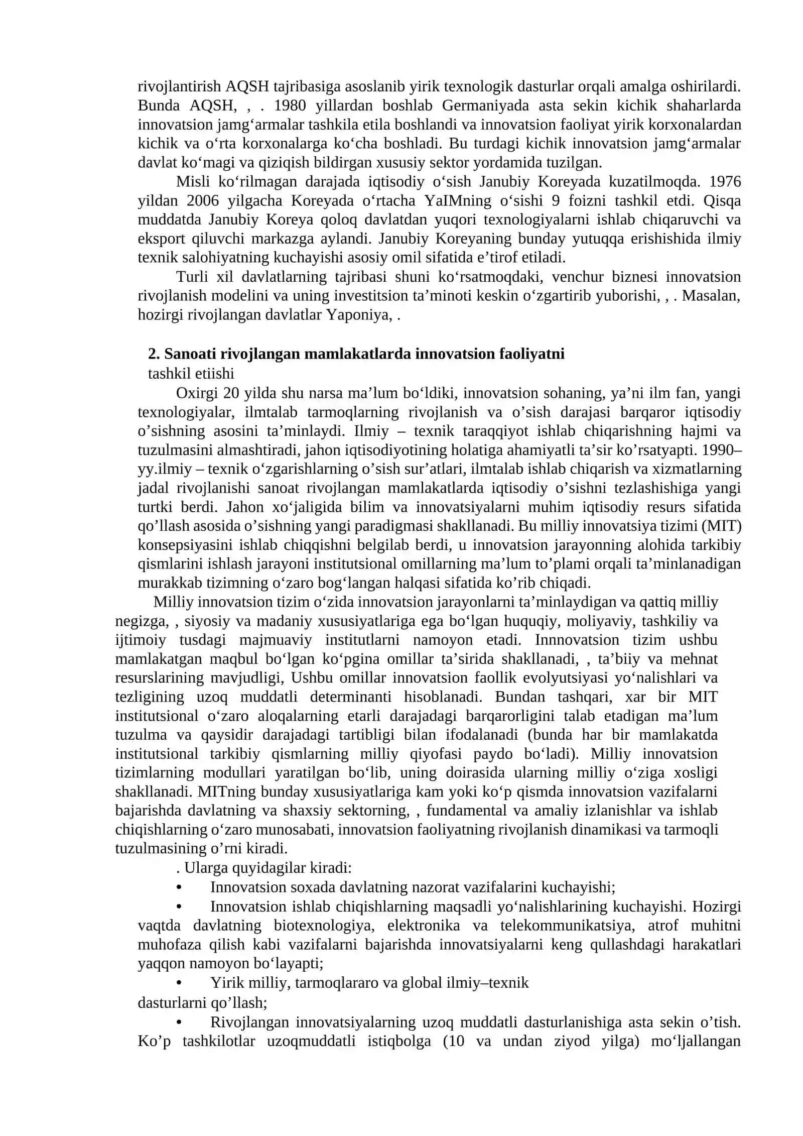Innovatsion iqtisodiyotni rivojlantirishda xorijiy 2