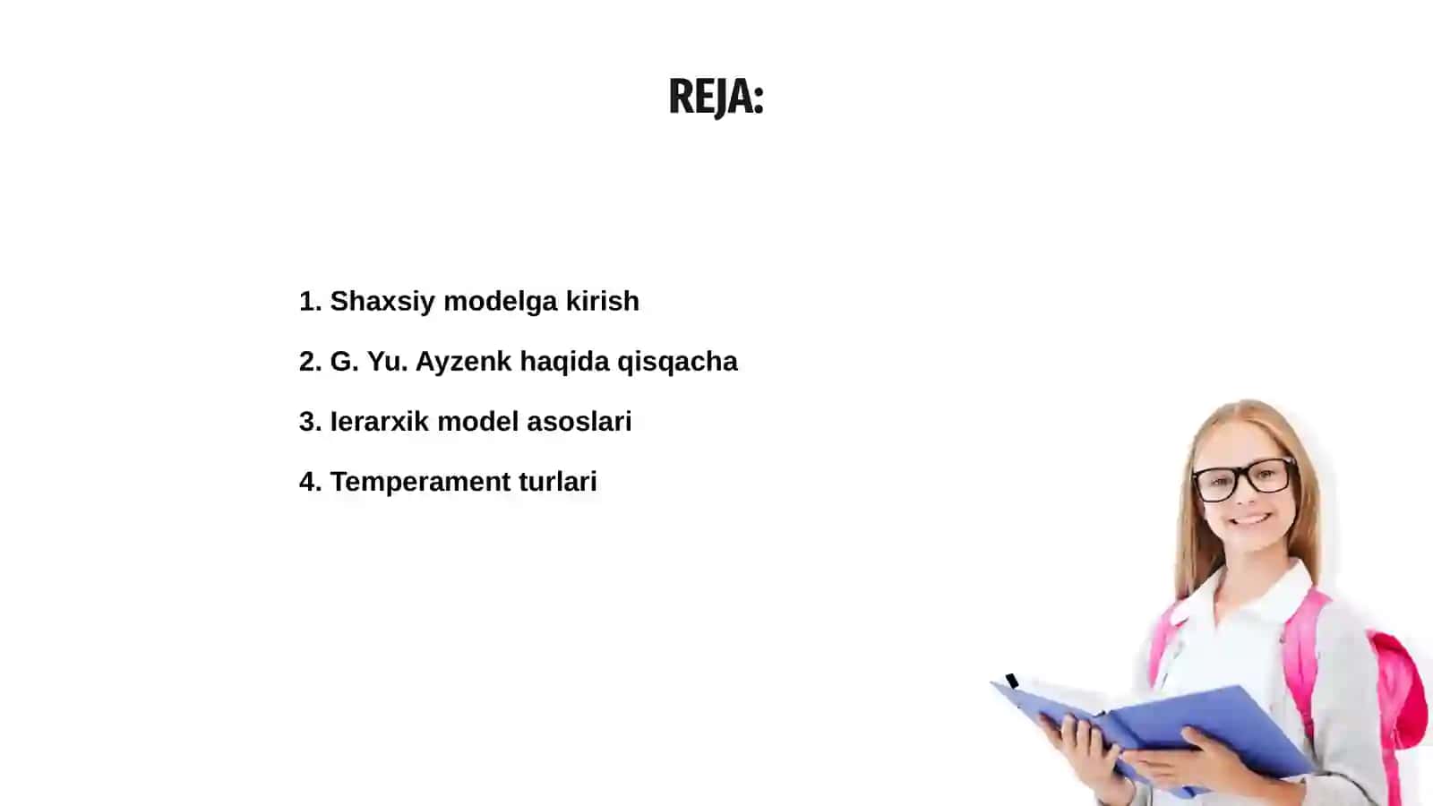 Shaxsning ierarxik modeli (G. Yu. Ayzenk) 2