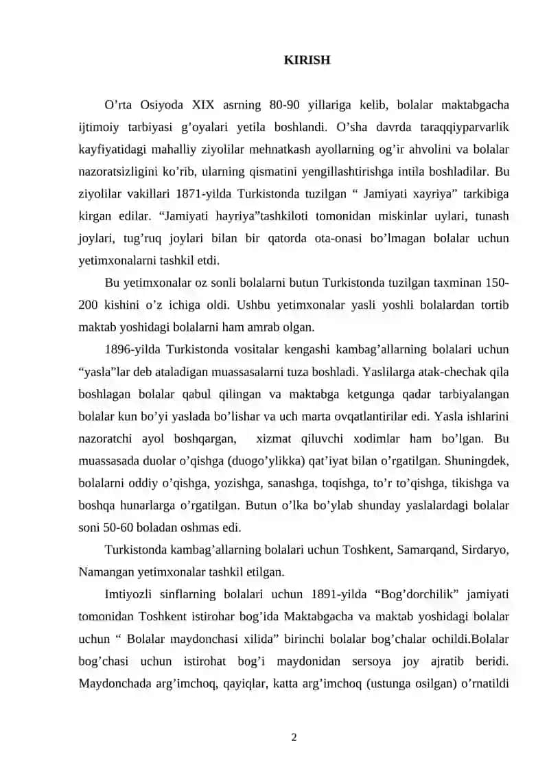 Maktabgacha taʼlim muassasalari metodisti va uni pedagogik jarayonlarni tashkil etishdagi oʻrni 2