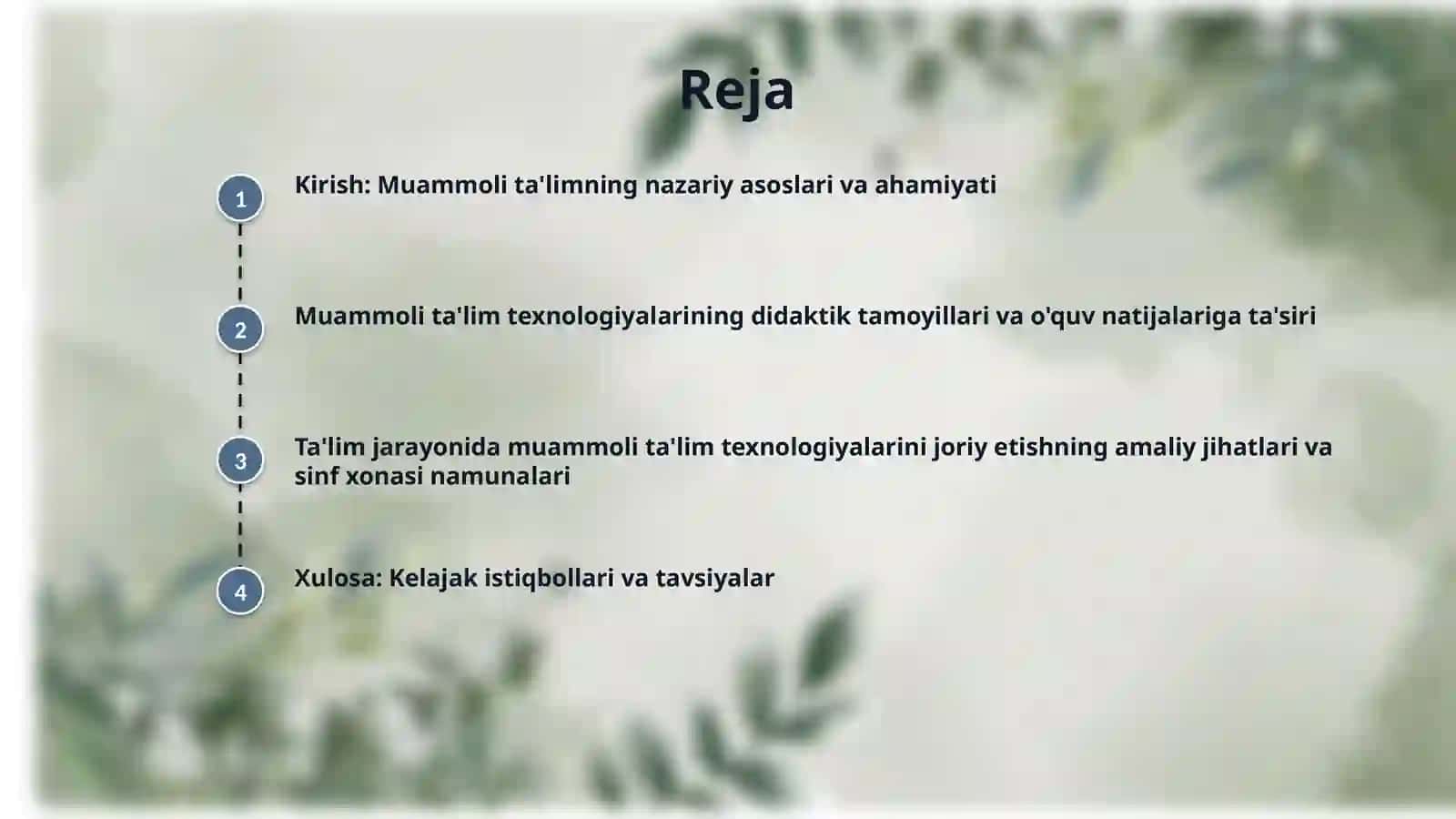 Ta'lim tizimida muammoli ta'lim tenologiyalardan foydalanish 2