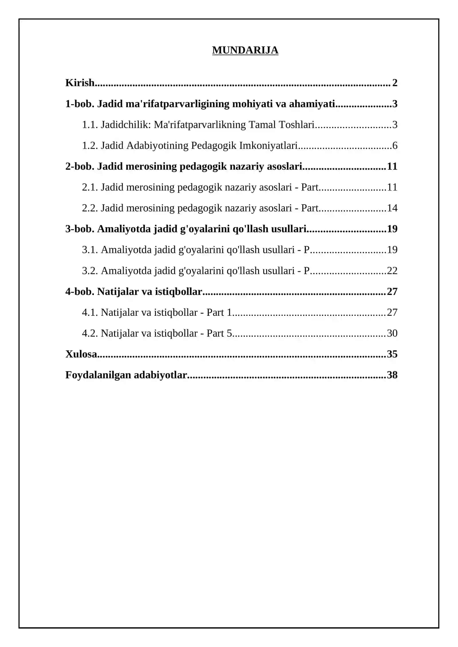 Pedagok faoliyatida jadid ma'rifatparvarlarining merosidan foydalanish 2