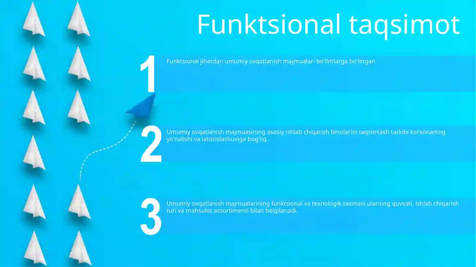 Umumiy Ovqatlanish Binolarining Funktsional Va Texnologik Taqsimlanishining O'Ziga Xos Jihatlari 2