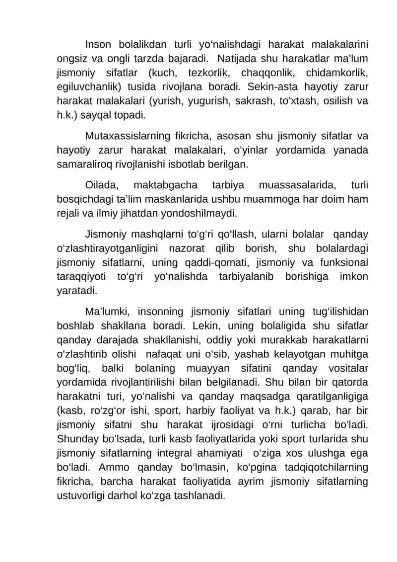 UMMUMIY VA MAXSUS JISMONIY TAYYORGARLIK 2