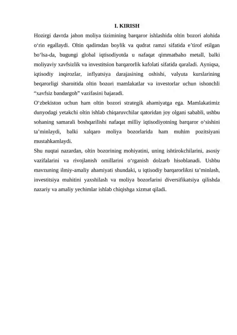 OLTIN BOZORINI ISHTIROKCHILARI VA UNING VAZIFALARI 2