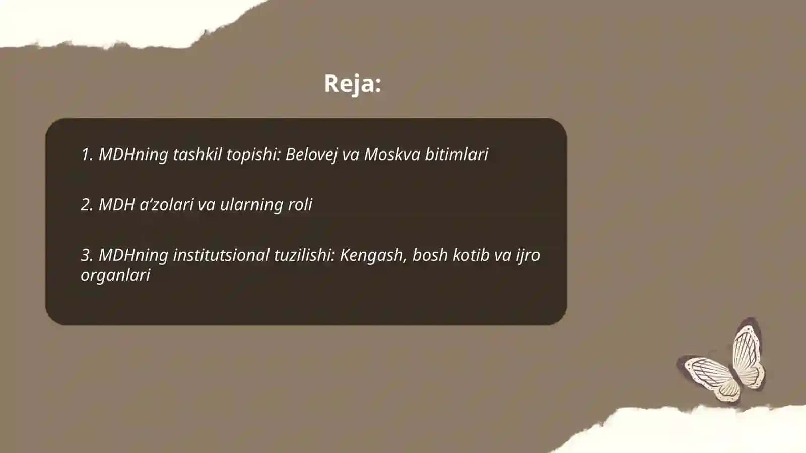 MDH ning tuzilishi 2