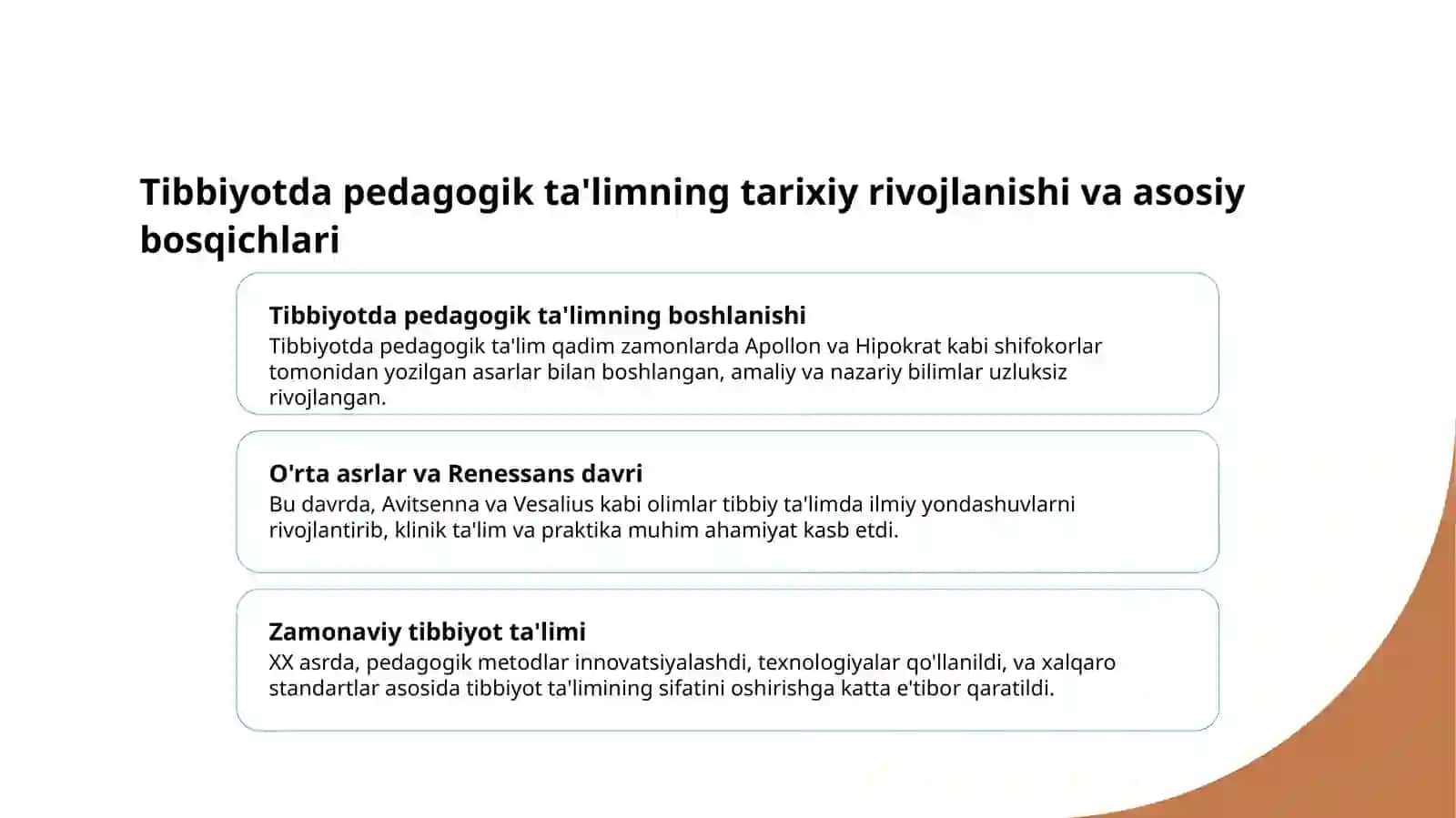 Tibbiyotda Pedagogik Ta'lim 2