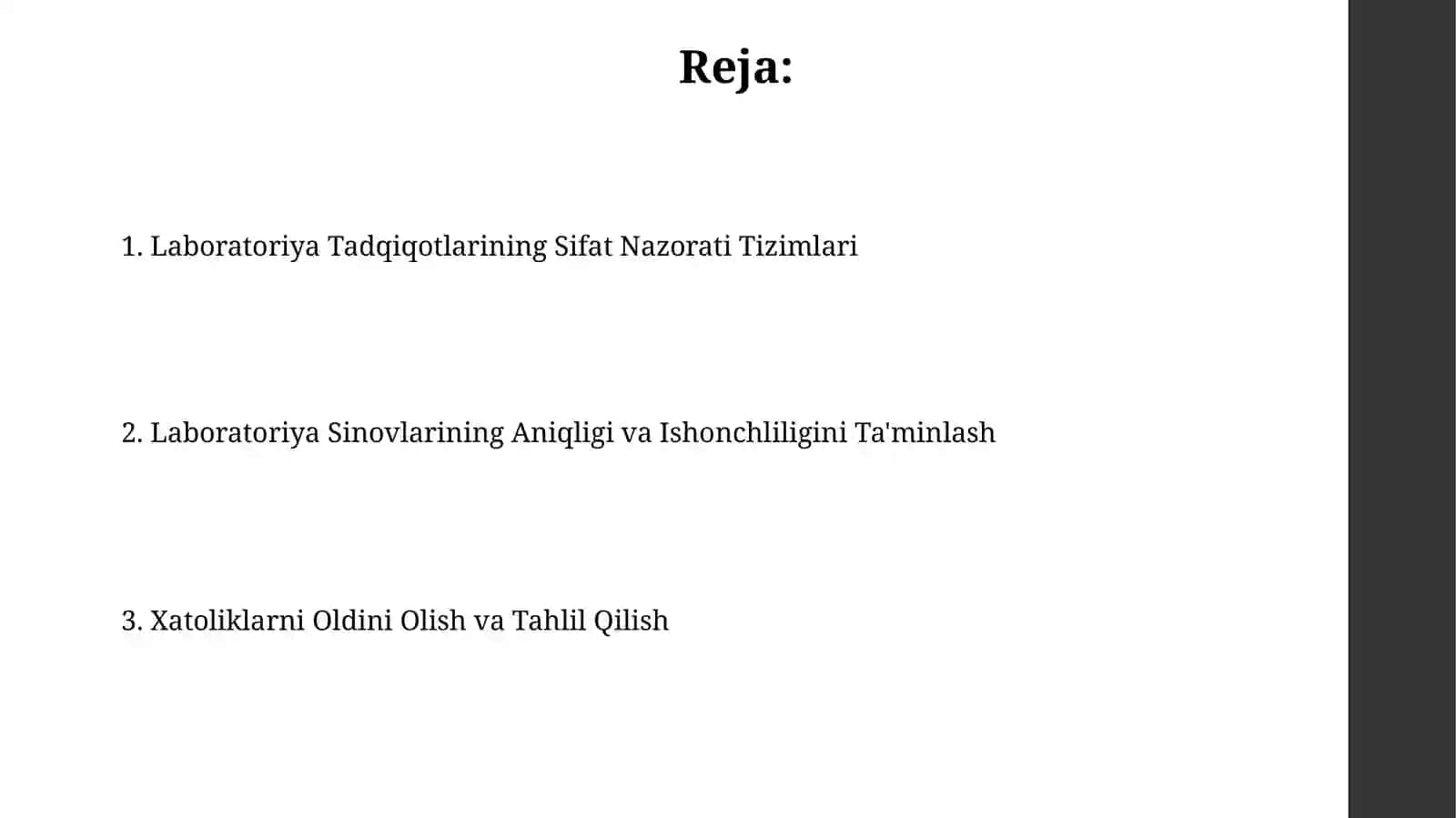 Laboratoriya Tadqiqotlarining Sifat Nazorati Tizimlari 2