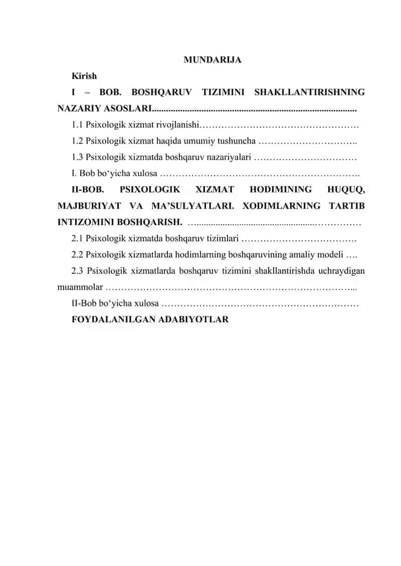 Psixologik xizmat hodimining huquq, majburiyat va ma’sulyatlari 2