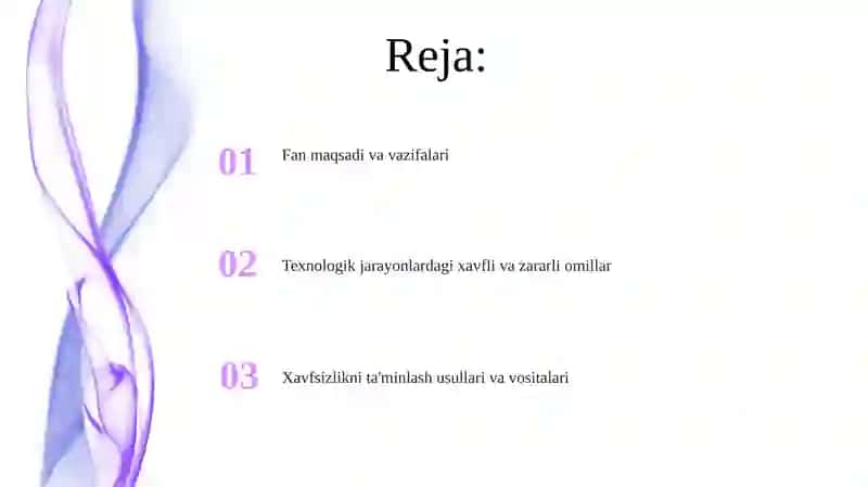 Texnologik jarayonlarda mehnat xavfsizligi 2