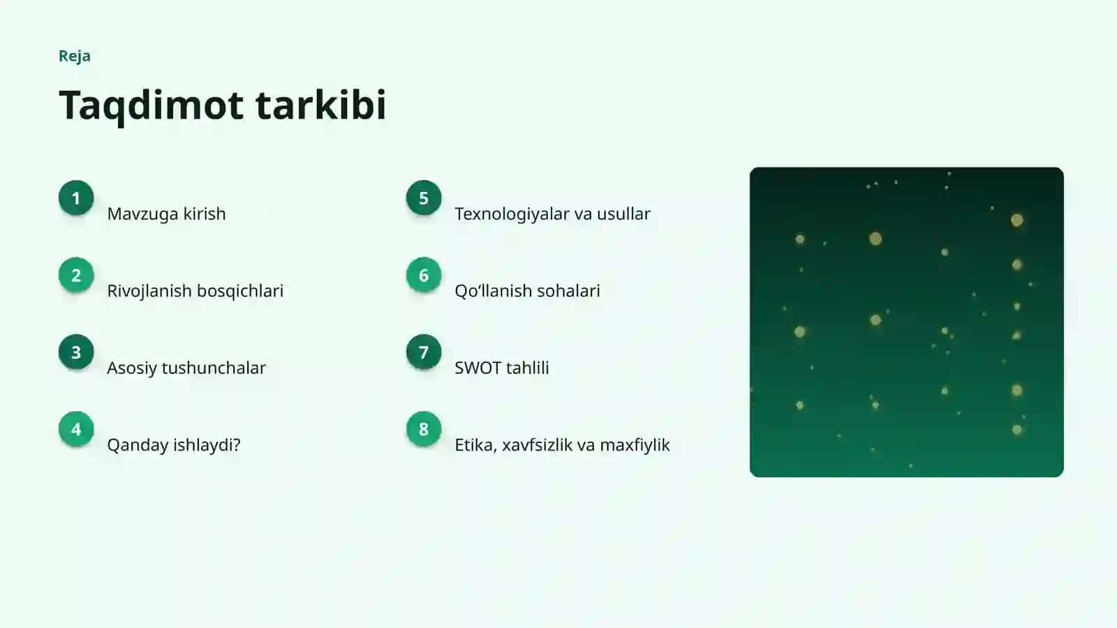 SUNʼIY INTELLEKT • PROFESSIONAL TAQDIMOT 2