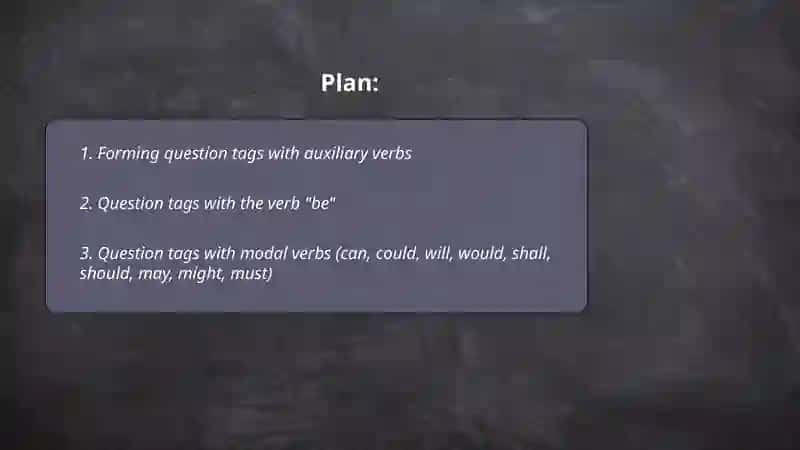 Question tags 2