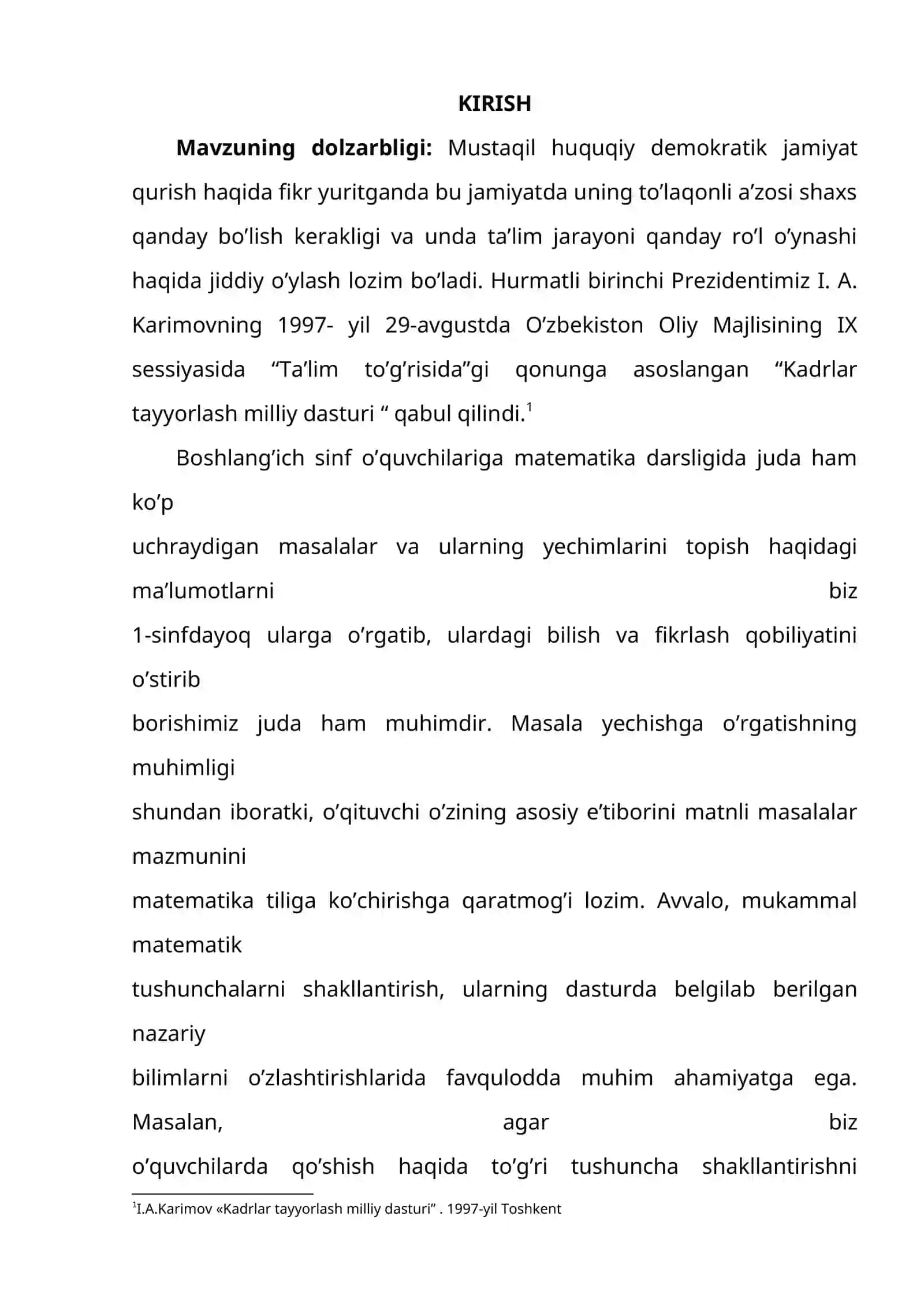 Bоshlang'ich sinf matematika darslaridagi masalalarni yechishda kоmpyuter texnоlоgiyalaridan fоydalanish 2
