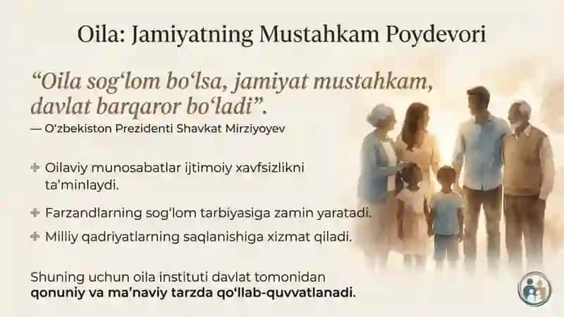 Oila turlari va tiplari haqida 2