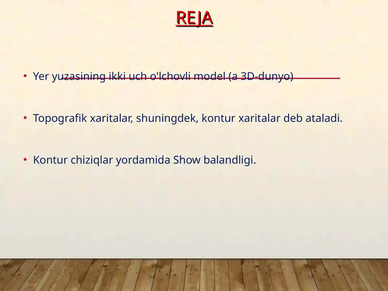 Joy relefining asosiy shakllari 2