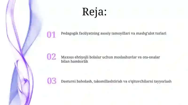 Pedagogik faoliyatning asosiy tamoyillari 2