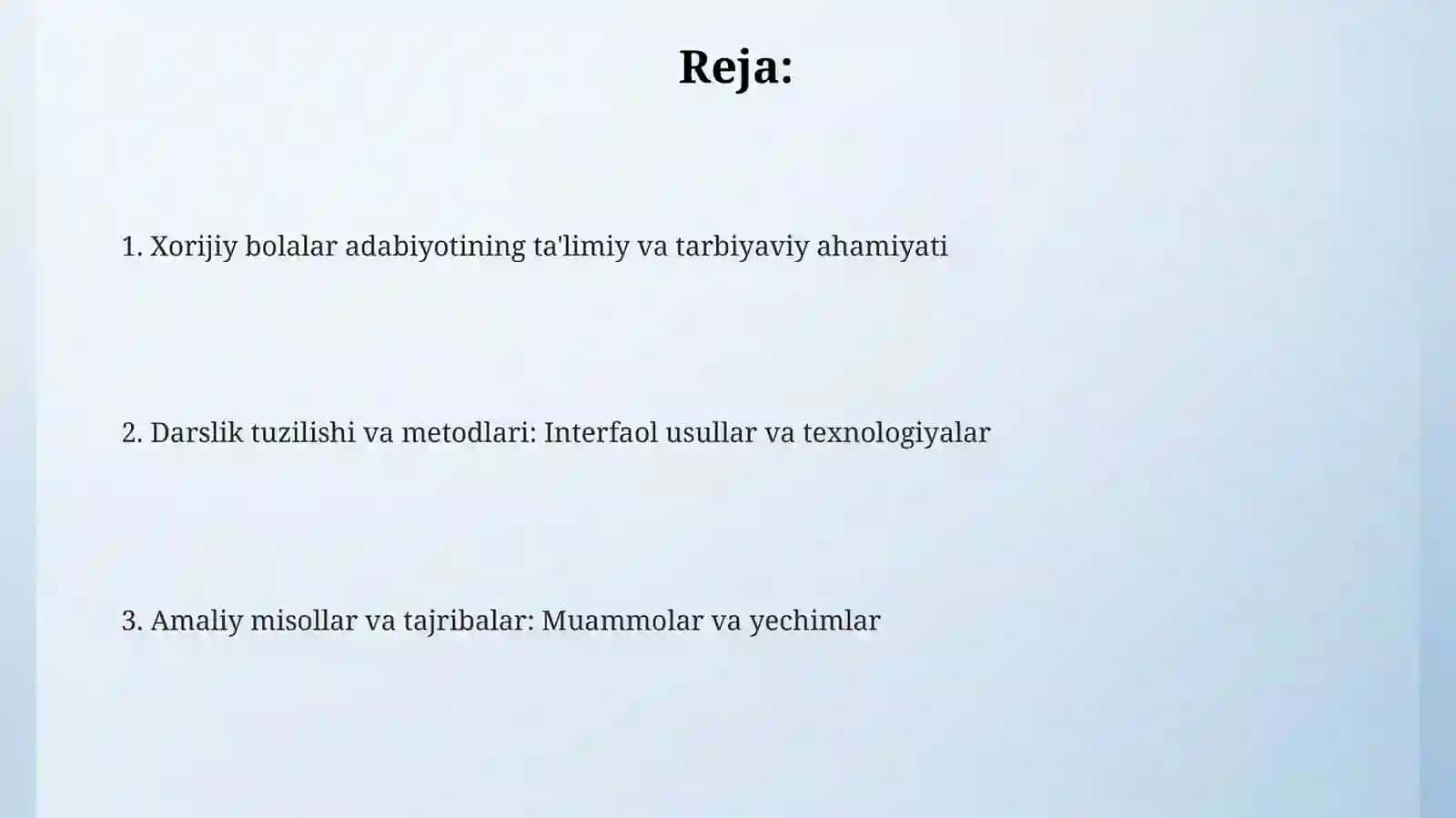 sinfdan tashqari oʻqish darslarini tashkil etishda chet el bolalar adabiyoti asarlaridan foydalanish 2