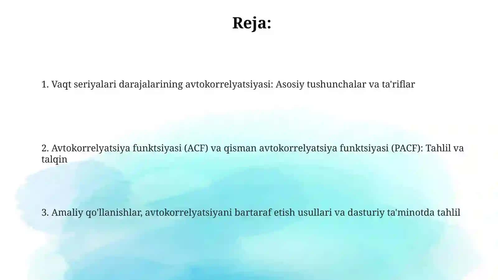 Vaqtliqatordarajalariningavtokorrelyatsiyasi 2