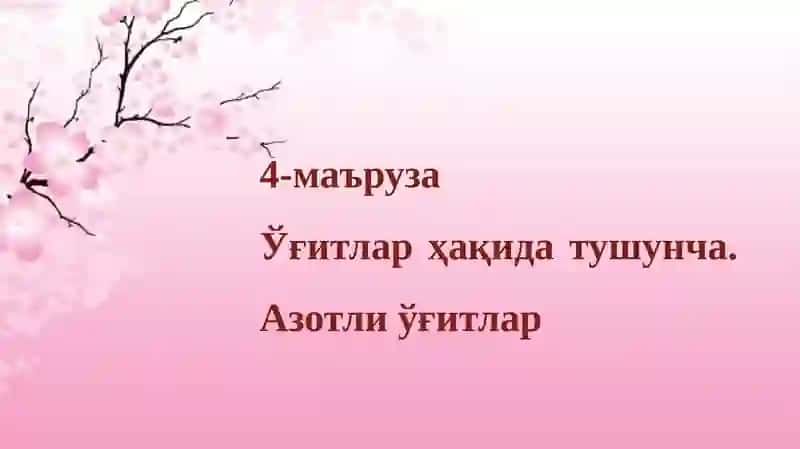 Азотли ўғитлар 2